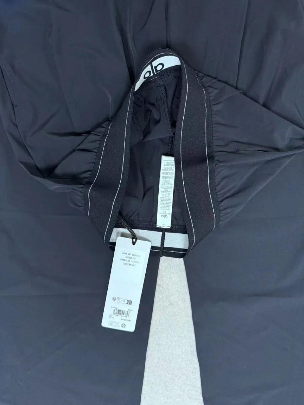 ⛵ NWT Alo Yoga Suit Up Trouser Navy ✨ Classic Wide Leg Pants 30